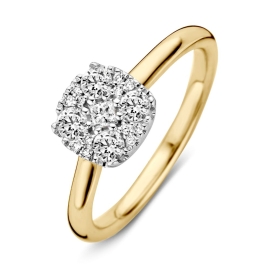 Ring bicolor diamant 0.52 crt.