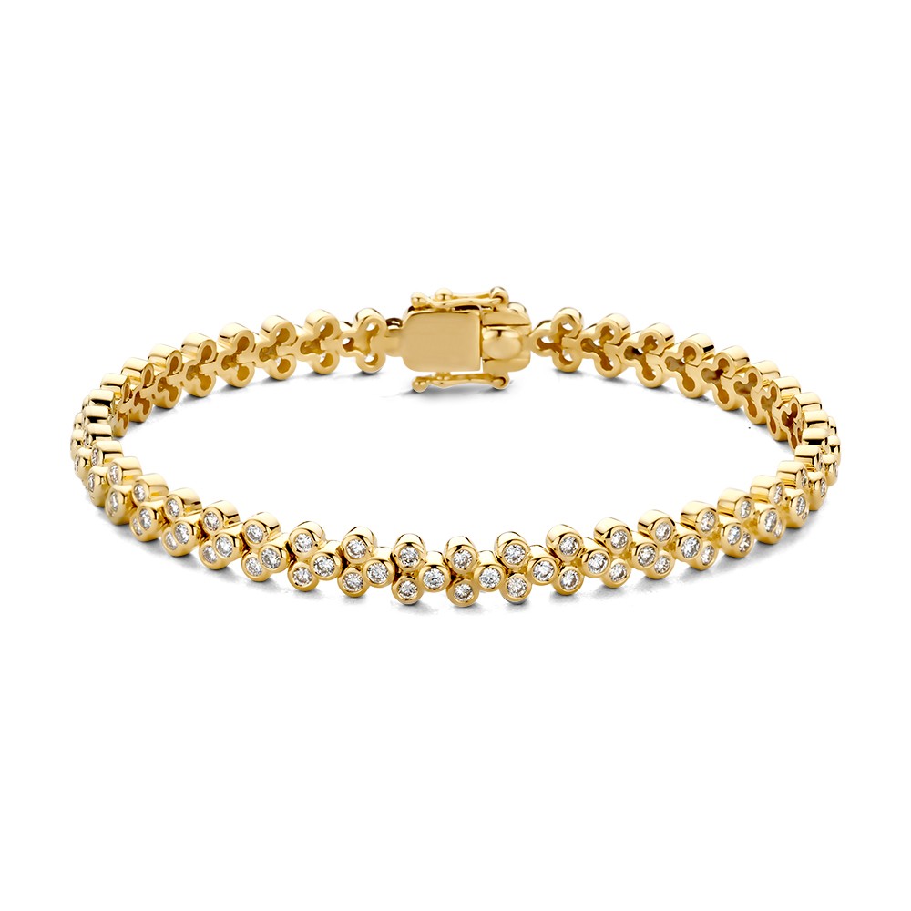 Armband geelgoud briljant 2.45 crt.