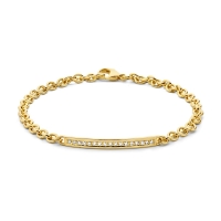 Armband geelgoud briljant 025 crt.