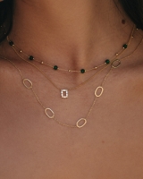 Collier geelgoud briljant 017 crt.