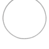Collier witgoud briljant 280 crt.