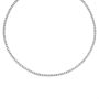 Collier witgoud briljant 4,55 crt. Collier witgoud briljant 4,55 crt.