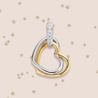 Hanger bicolor zirkonia