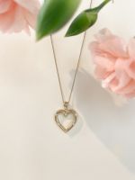 Hanger geelgoud zirkonia