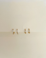 Oorringen bicolor briljant 020 crt.