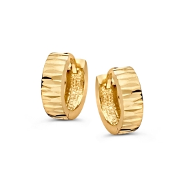 Oorringen geelgoud