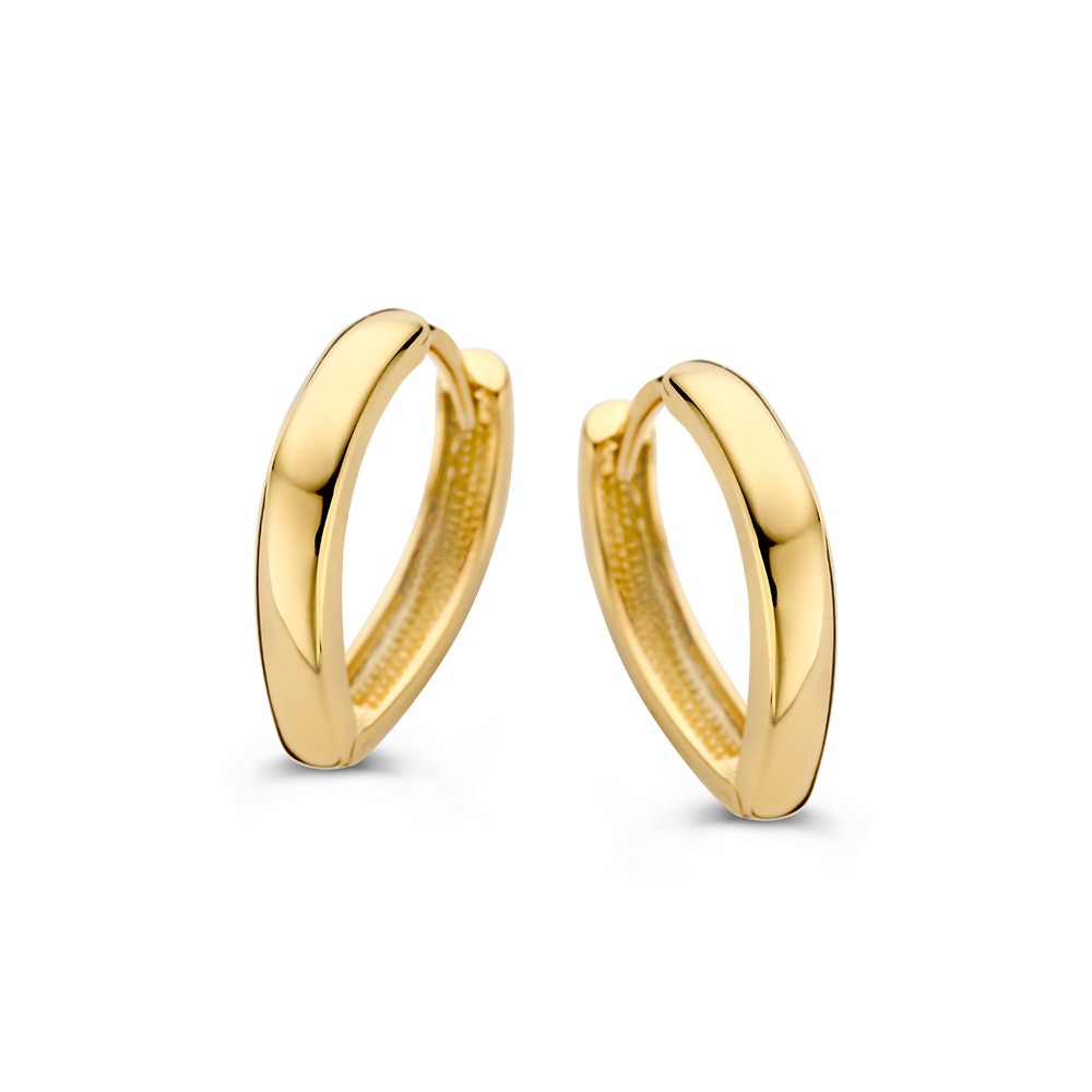 Oorringen geelgoud