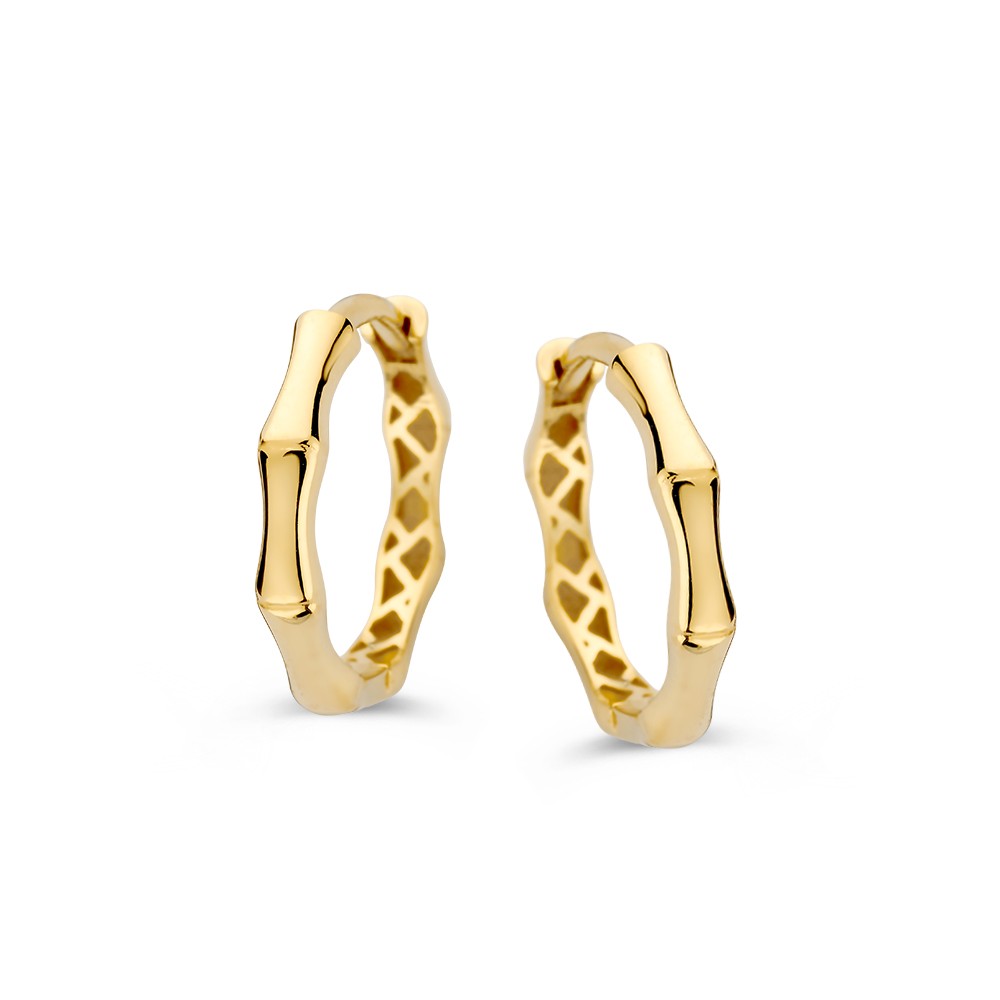 Oorringen geelgoud