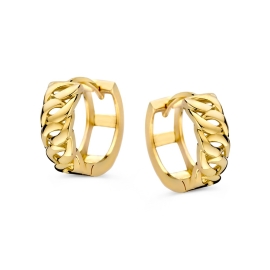 Oorringen geelgoud