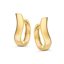 Oorringen geelgoud