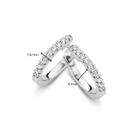 Oorringen witgoud briljant 013 crt.