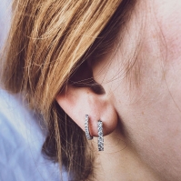 Oorringen witgoud briljant 013 crt.