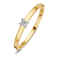 Ring bicolor briljant 0.06 crt.