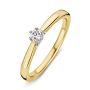 Ring bicolor briljant 0.09 crt.
