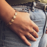 Ring bicolor briljant 0.12 crt.