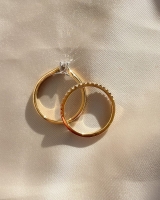 Ring bicolor briljant 0.15 crt.
