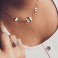 Ring bicolor briljant 0.25 crt.