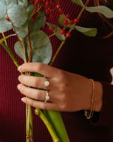 Ring bicolor briljant 0.50 crt.