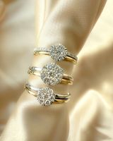 Ring bicolor briljant 0.50 crt.