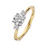Ring bicolor Lab Grown Diamant 1.04 crt. Ring bicolor Lab Grown Diamant 1.04 crt.