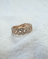 Ring geel briljant 0.35 crt.