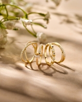 Ring geelgoud briljant 0.14 crt.
