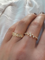 Ring geelgoud briljant 0.19 crt.