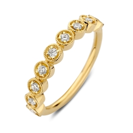 Ring geelgoud briljant 0.20 crt.