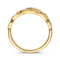 Ring geelgoud briljant 0.28 crt.