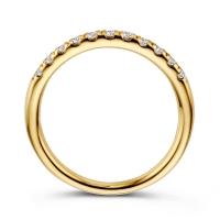 Ring geelgoud briljant 0.31 crt.