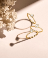 Ring geelgoud briljant 0.45 crt.