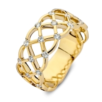 Ring geelgoud briljant 0.46 crt.