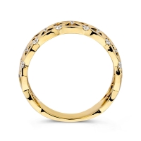 Ring geelgoud briljant 0.46 crt.