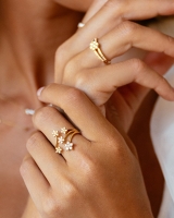 Ring geelgoud briljant 0.51 crt.