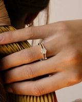 Ring geelgoud briljant 0.55 crt.