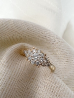 Ring geelgoud briljant 0.56 crt.