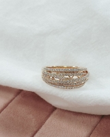 Ring geelgoud briljant 0.71 crt.