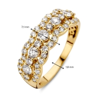 Ring geelgoud briljant 1.00 crt.