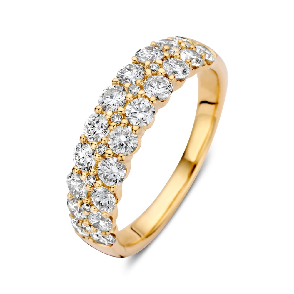 Ring geelgoud briljant 1.45 crt.