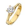 Ring geelgoud Lab Grown Diamant 1.00 crt.