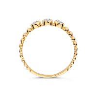 Ring geelgoud zirkonia