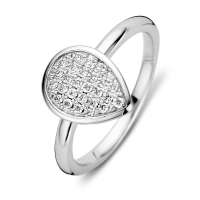 Ring witgoud briljant 0.20 crt.