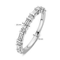 Ring witgoud briljant 0.54 crt.