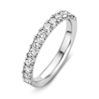 Ring witgoud briljant 0.77 crt. half