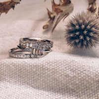 Ring witgoud diamant 0.26 crt.