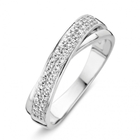 Ring witgoud zirkonia