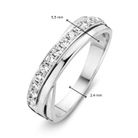 Ring witgoud zirkonia