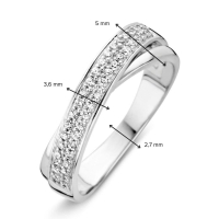 Ring witgoud zirkonia