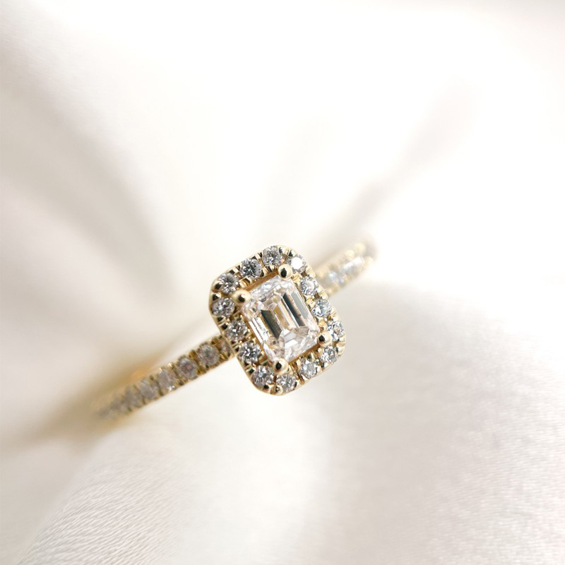 Emerald diamant slijpsel